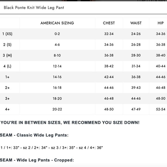 Ripley Rader Ponte Knit Wide Leg Pant Black Size 2 Small - Picture 8 of 8